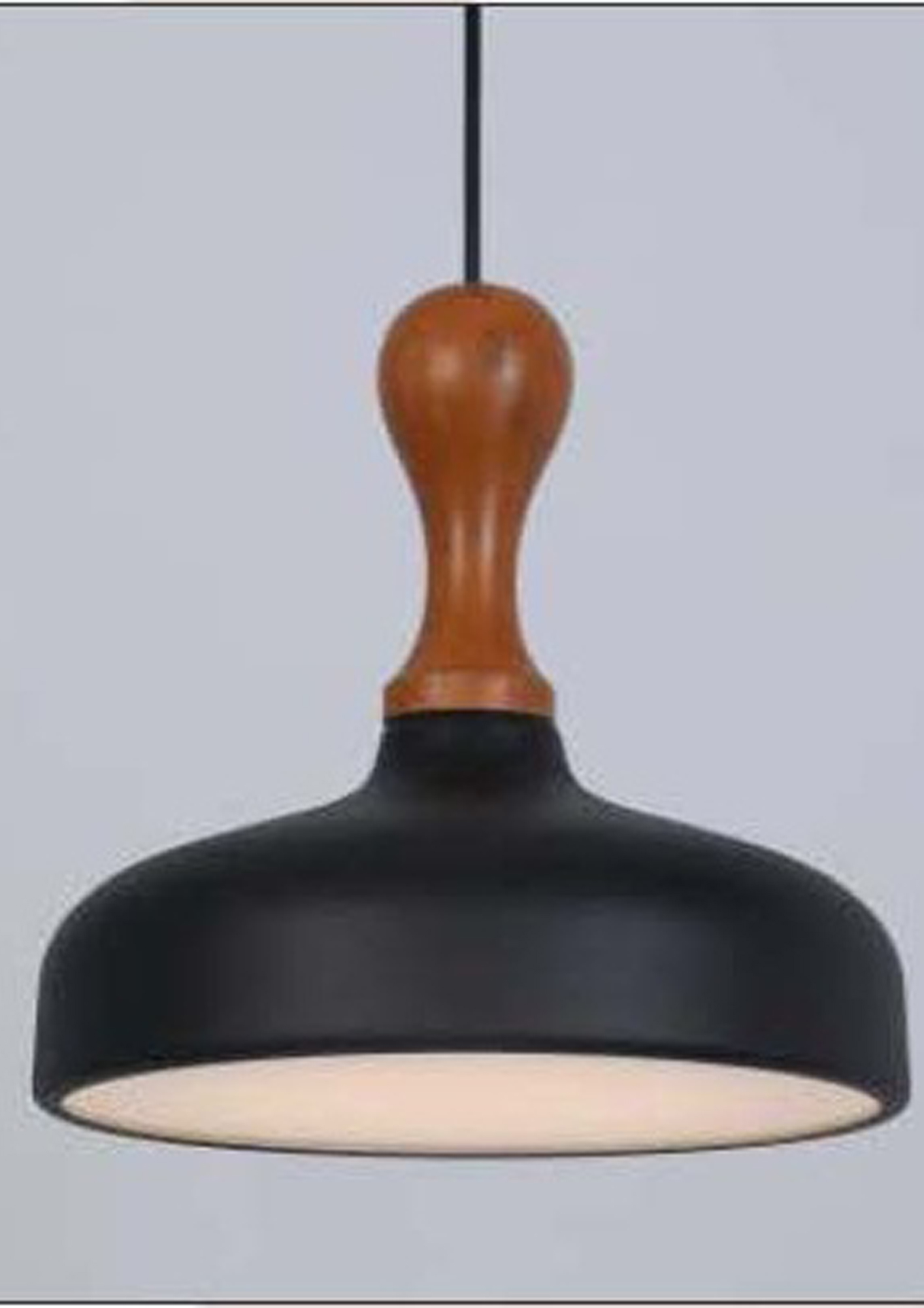 Beyond Lights - Black Dome Pendant- GL